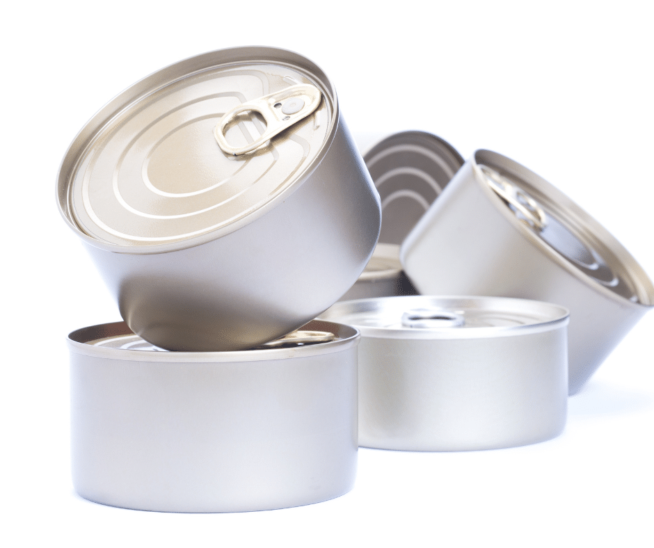 lattine in alluminio nuove